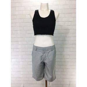 Puma Bermuda Shorts Slouchy Tomboy Chic Sz28 Graph